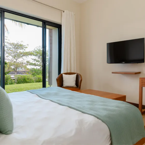 View over ground Floor Bedroom with Exterior View