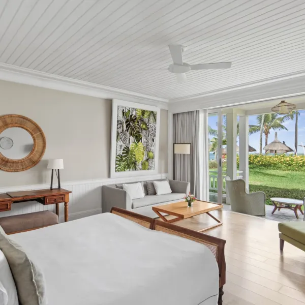 deluxe sea view room with ocean view and outdoor terrace