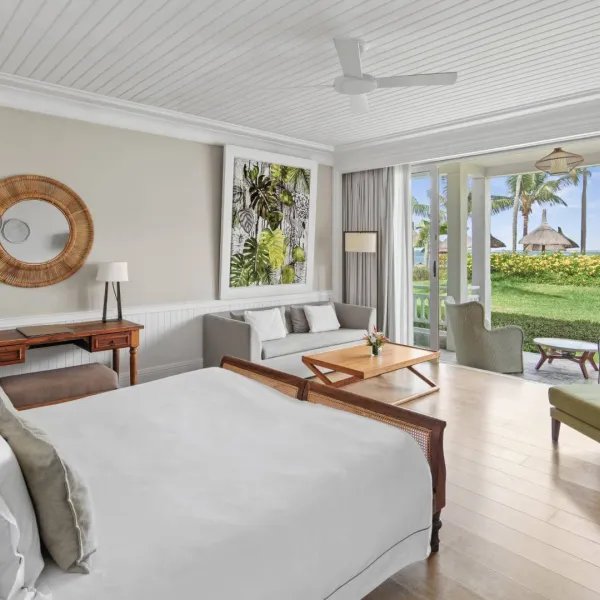 deluxe adult-only room with beautiful seaview at heritage le telfair mauritius
