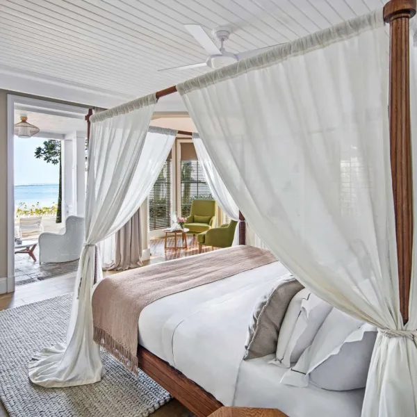 junior beachfront room with stunning sea view at heritage le telfair