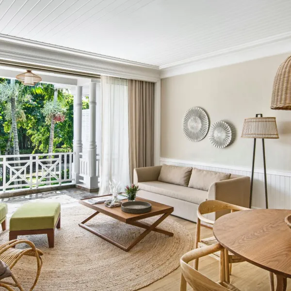senior garden view living area on upper floor heritage le telfair mauritius