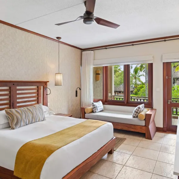 garden view accommodation with private balcony