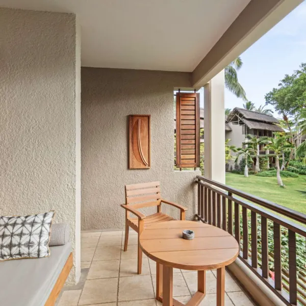 deluxe beach view room facing the ocean with private balcony