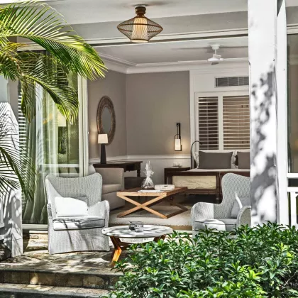 Suite garden view Heritage Le Telfair