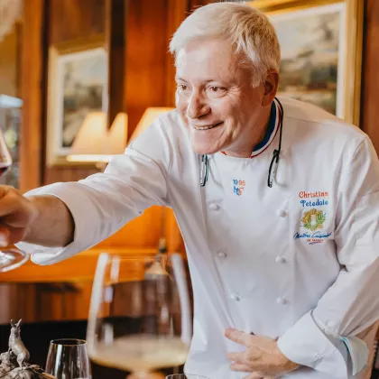 Chef Tetedoie at Le Chateau de Bel Ombre
