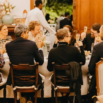 Diner at le Chateau de Bel Ombre
