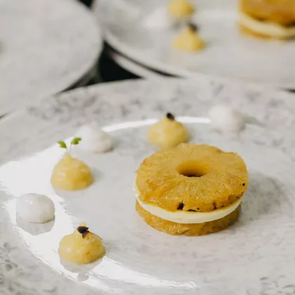 Gastronomy Tropical dessert mauritius