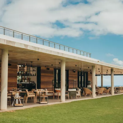 The clubhouse of la réserve  golf links - Heritage resorts golf club