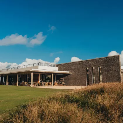 The clubhouse of la réserve golf links - Heritage golf club