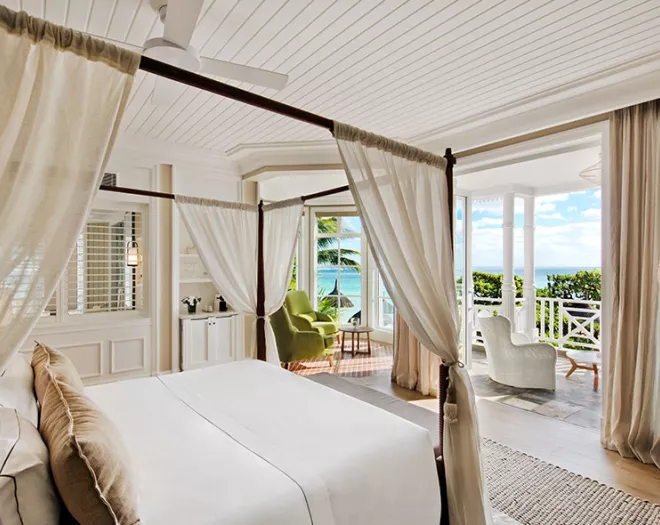 Suites luxueuses avec vue panoramique sur la plage Ile Maurice