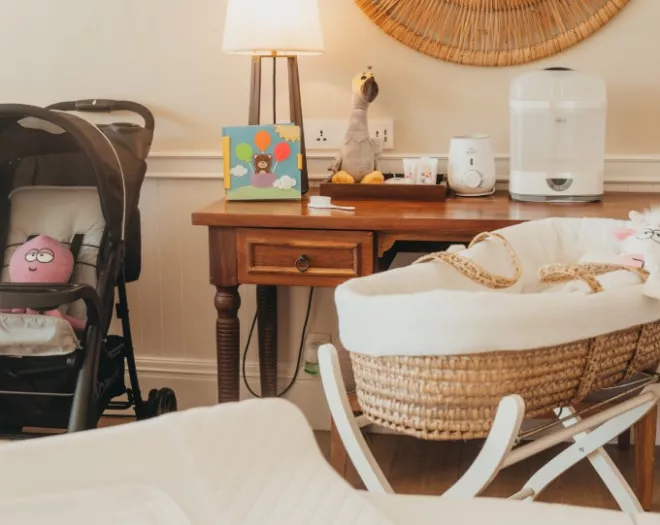 bébés lit parapluie poussette hôtels Maurice