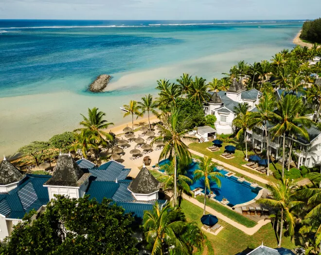 vue générale de heritage le telfair à l'île maurice