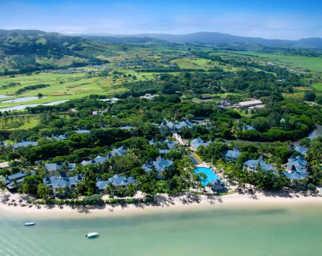 vue aérienne heritage resorts maurice