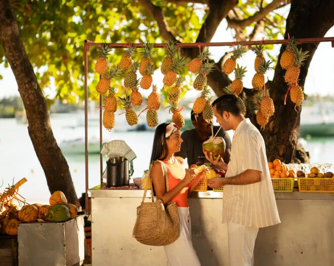 marchés locaux le nord à l'île maurice en août