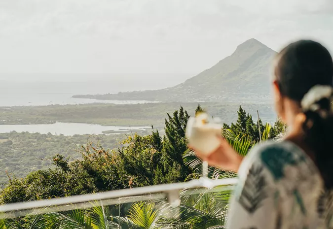 Best restaurant view in Mauritius, Le Chamarel Restaurant
