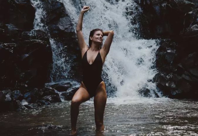 two waterfall cascade - bel ombre nature reserve - heritage resorts - mauritius