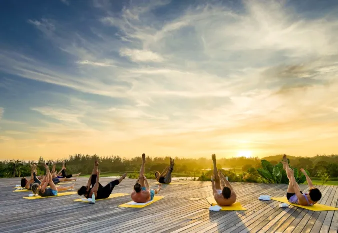 Pilates with Ludivine Meytre at Mauritius fea