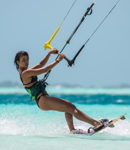 Girl Kitesurf Kitesurf in Mauritius Activity to do Heritage Resorts
