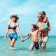 Family couple at the beach Mauritius